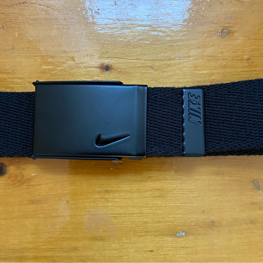 New Nike Women's Tech Essential Black Web Adjustable Belt Size Xs/S Nwot